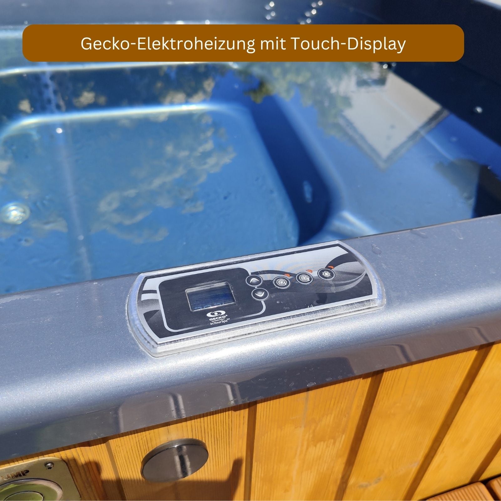 Hot Tub ECKIG 180 (Acryl, horizontaler Ofen)