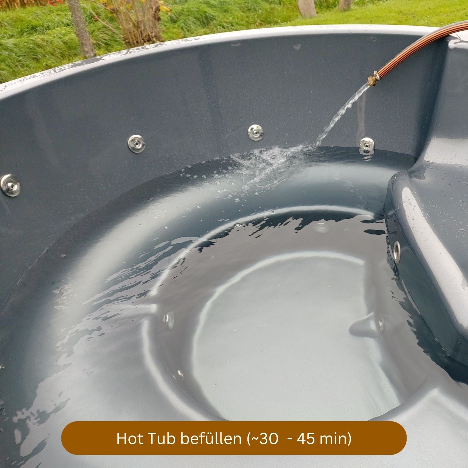 Hot Tub mit Wasser befüllen
