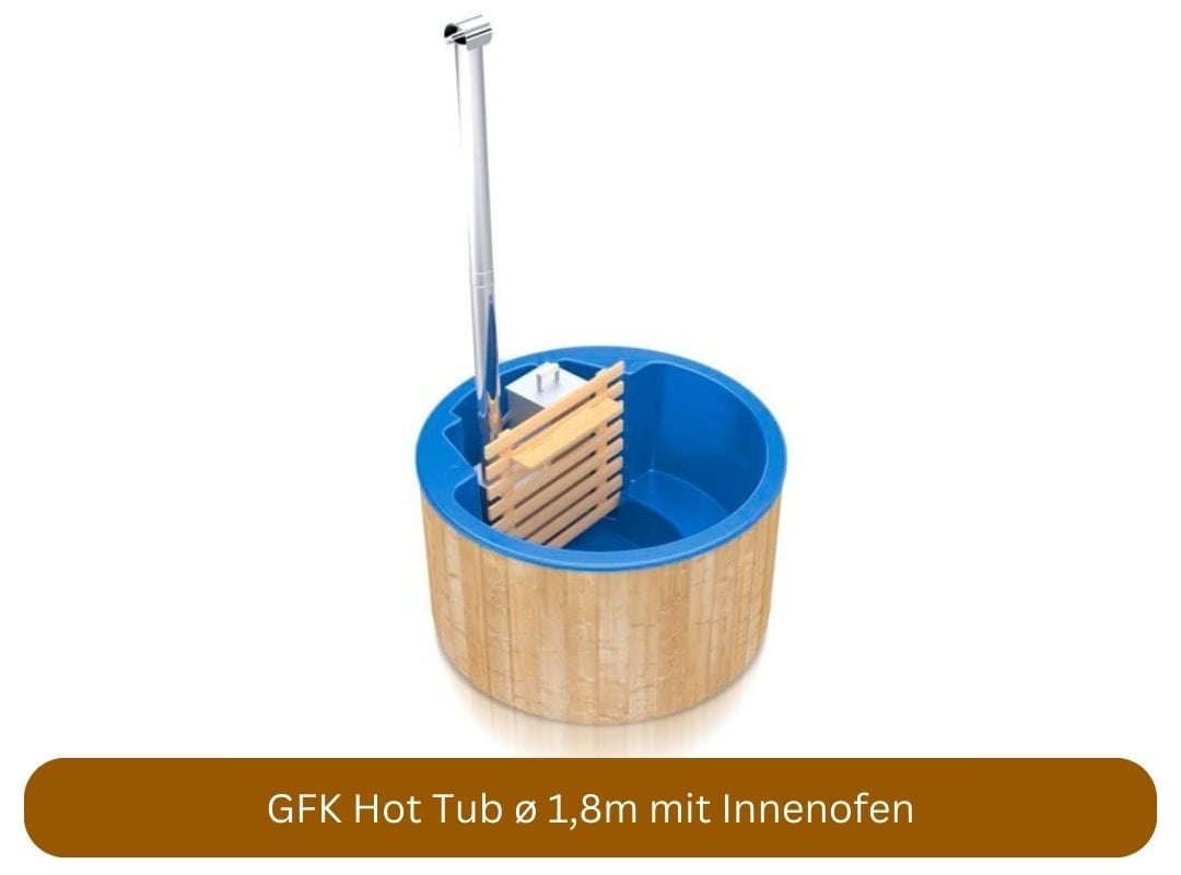 GFK Hot Tub mit Innenofen von Baltresto