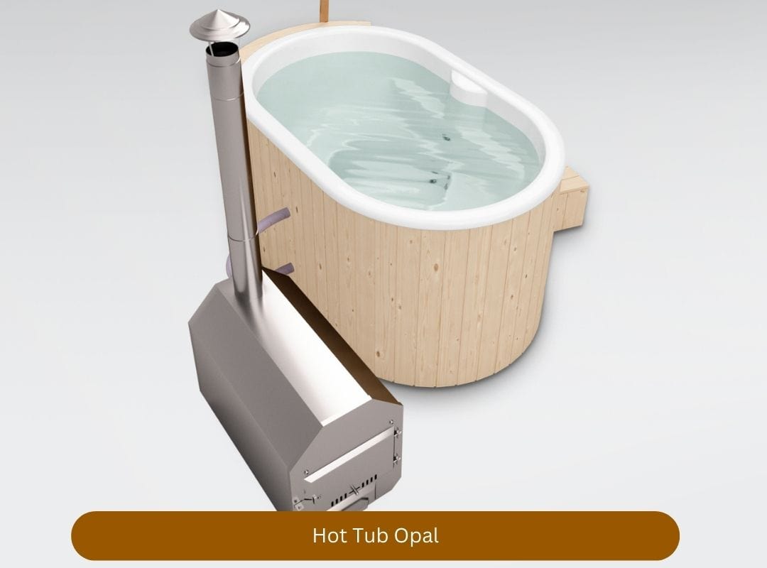 ovaler Hot Tub Opal fuer zwei Personen