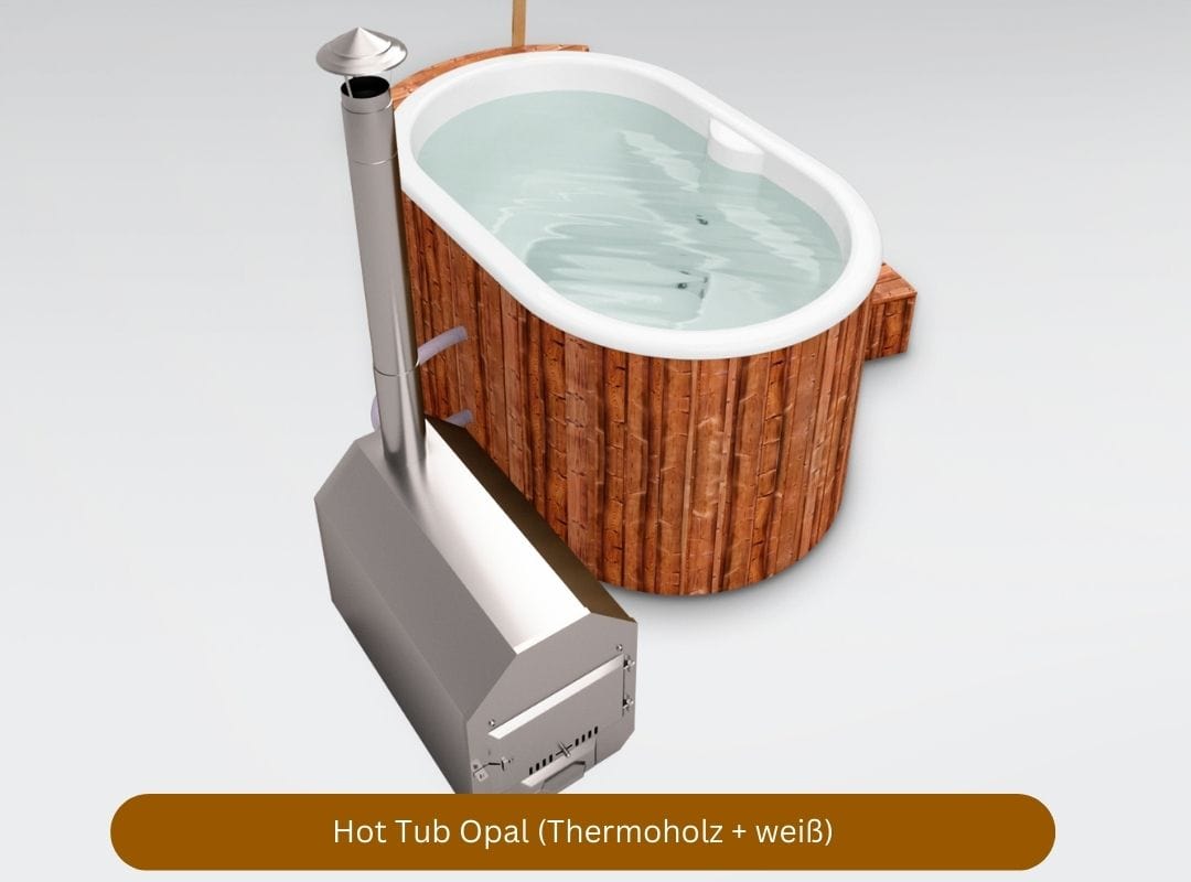 ovaler Hot Tub Opal fuer zwei Personen