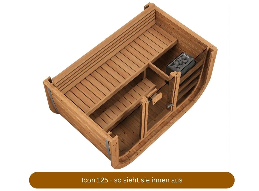 Mini Sauna Garten Icon 125